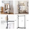 Double Portion Cloth Hanging Rack