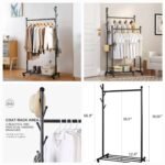 Double Portion Cloth Hanging Rack