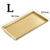 Gold Plated Rectangle Tray