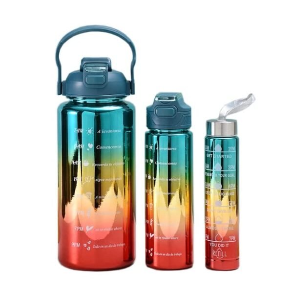 gradient water bottle