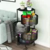 rotating round trolley