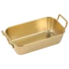 Gold plated snack dish