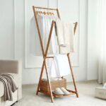 wooden coat hanger