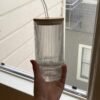 Ribbed ice tea glass