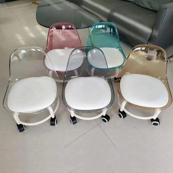 acrylic moving chair