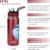 stainless steel water bottle