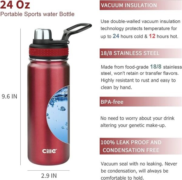 stainless steel water bottle